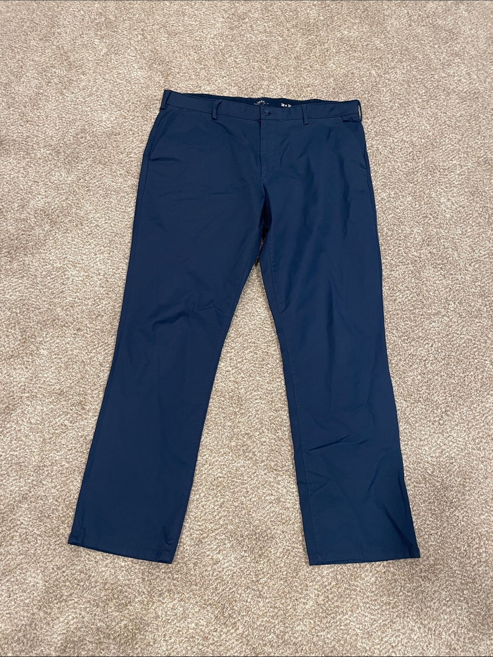 Izod Men's Navy Straight-Leg Dress Pants - Classic Everyday Wear